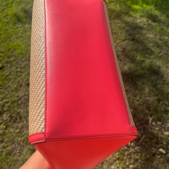 MICHAEL KORS SALMON ans BAMBOO coloured large Tote, NWT - Picture 9 of 16